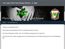 Tablet Screenshot of jrhigh.olhr.org